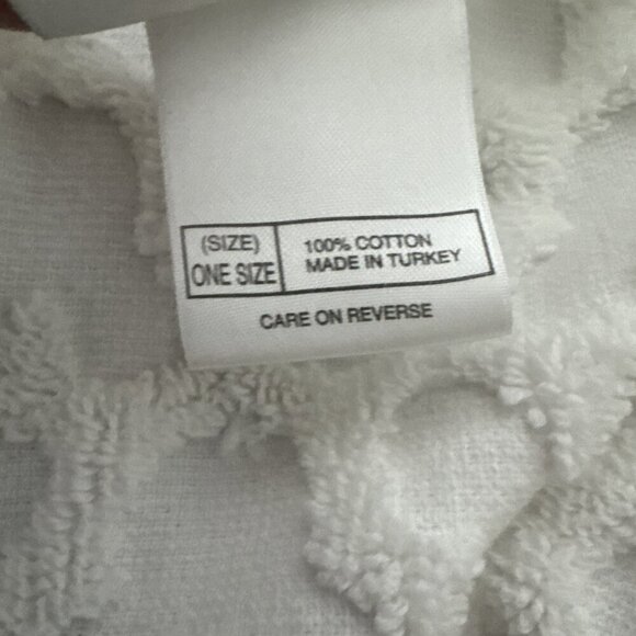 Walt Disney World Waffle 100% Cotton Bath Robe W/ belt White Size One Size - Picture 5 of 8